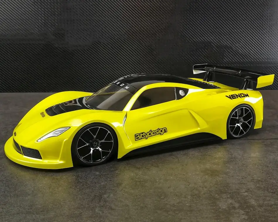 Bittydesign Venom 1/10 Gt Clear Body: 190Mm 1