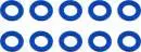Team Associated Aluminum Ball Stud Washers: 5.5X3.0X0.5Mm (Blue) 1