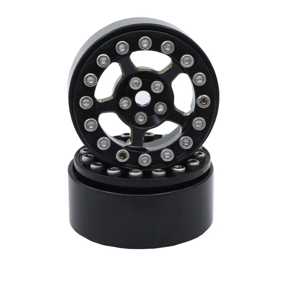 Hobby Details 1.0” Brass Five Star Beadlock Wheels: Trx-4M (43G) 1