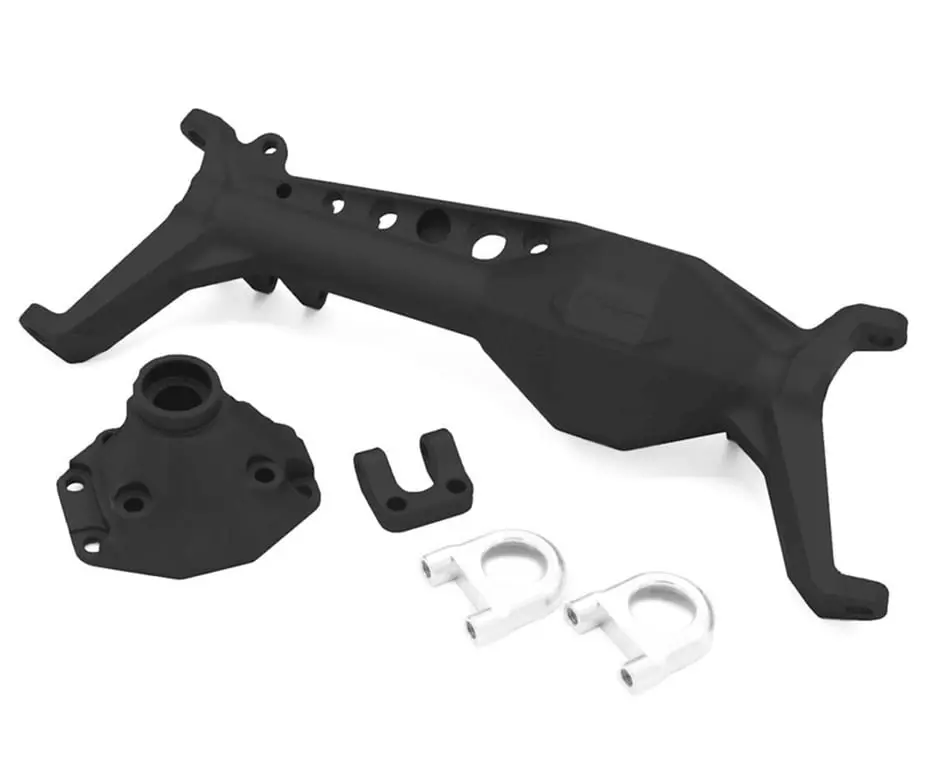 Vanquish Currie F9 Front Portal Axle Set: Scx10iii (Black Anodized) 1