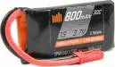 Spektrum 800Mah 1S 3.7V 30C Lipo Battery: Jst 1