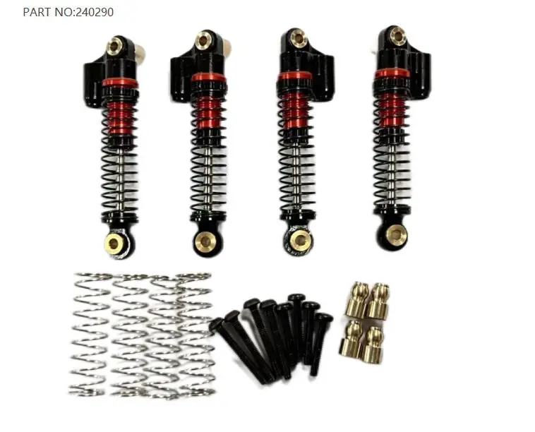 Hobby Plus Oil Filled Aluminum Shocks: Scx24 1