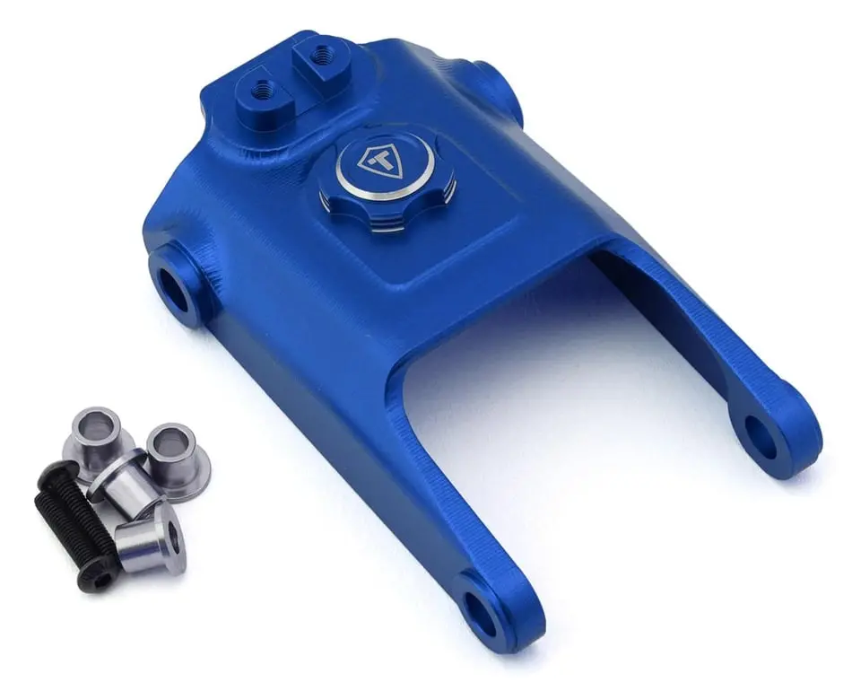 Treal Aluminum 7075 Steering Servo Protector Losi Promoto (Blue) 1