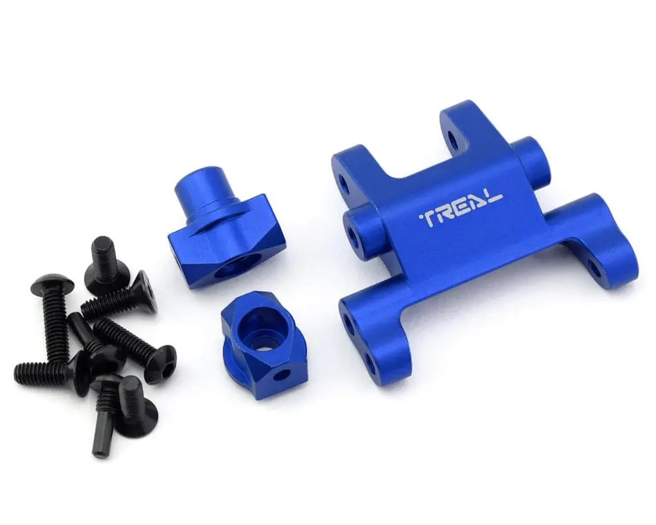 Treal Aluminium 7075 Front Suspension Mount: Promoto (Blue) 1