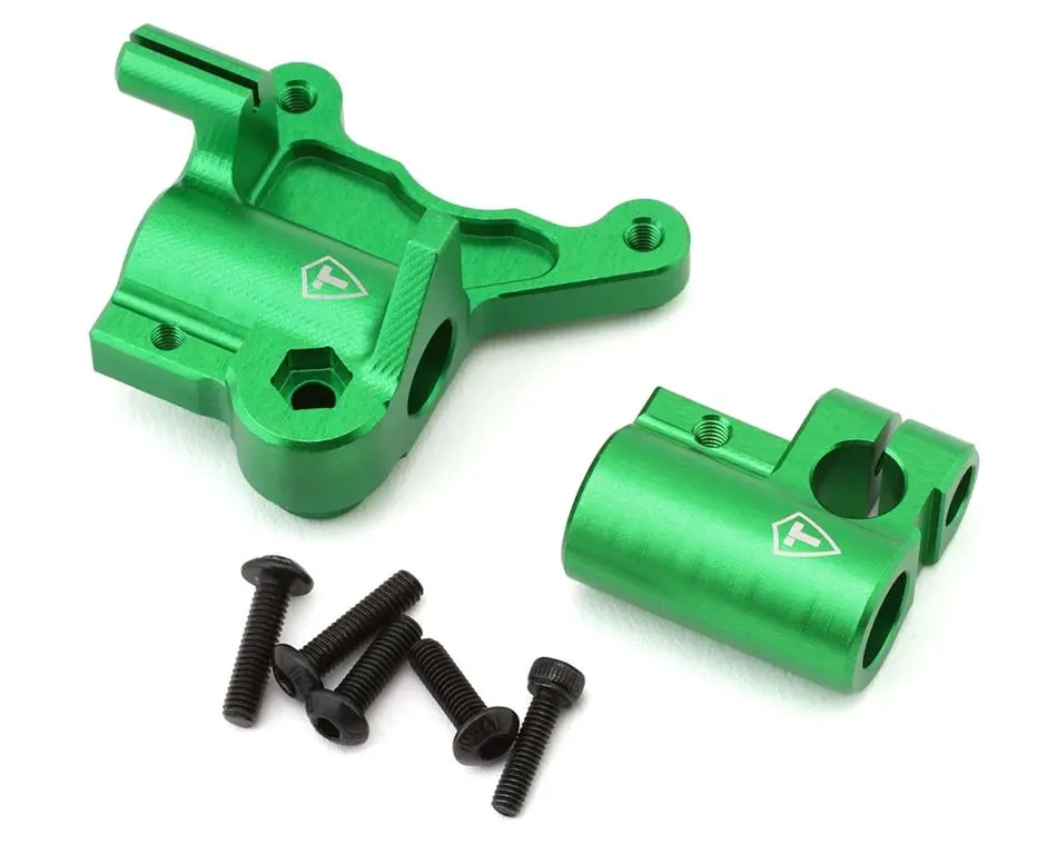 Treal Aluminium 7075 Fork Lug Set: Promoto (Green) 1