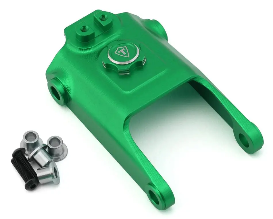 Treal Aluminum 7075 Steering Servo Protector: Promoto (Green) 1