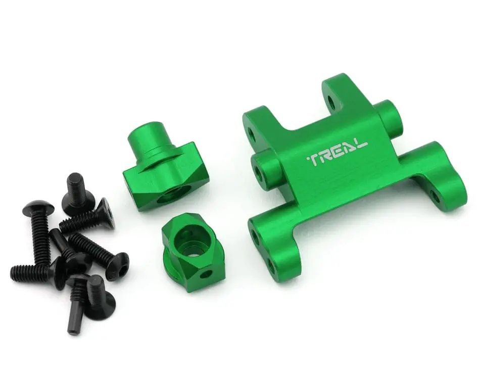 Treal Aluminium 7075 Front Suspension Mount: Promoto (Green) 1