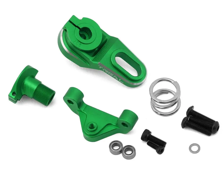 Treal Aluminum 7075 Servo Horn Assembly: Promoto (Green) 1