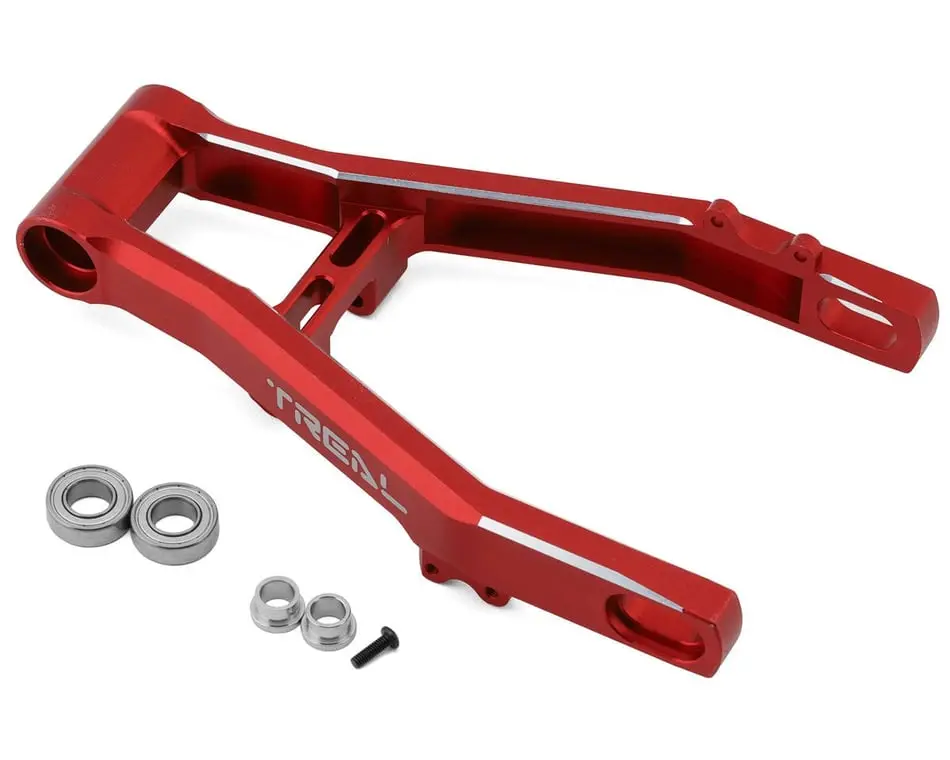 Treal Aluminium 7075 Rear Swing Arm: Promoto (Red) 1