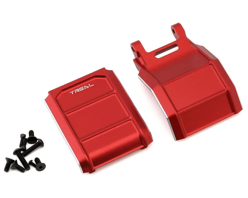 Treal Aluminium 7075 Skid Plate Set Losi Promoto (Red) 1