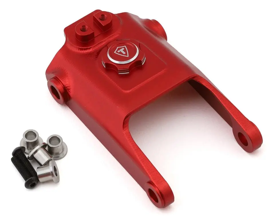 Treal Aluminium 7075 Steering Servo Protector Losi Promoto (Red) 1