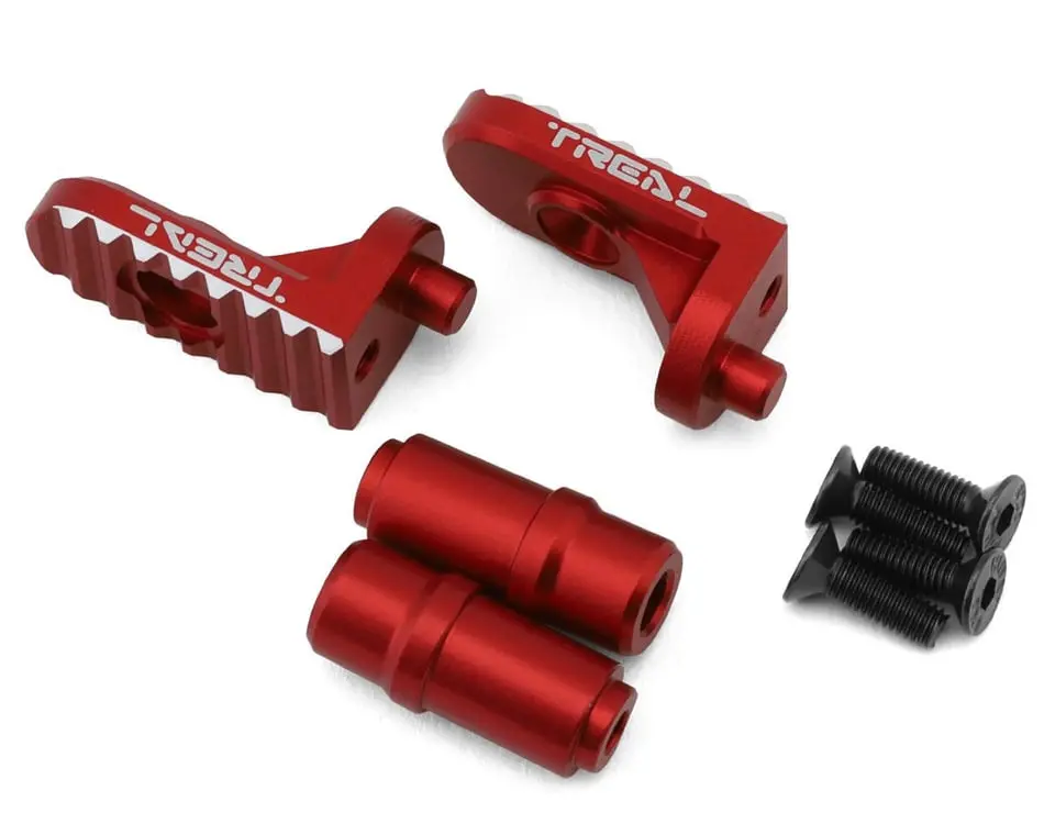Treal Aluminum 7075 Foot Pegs Losi Promoto (Red) 1