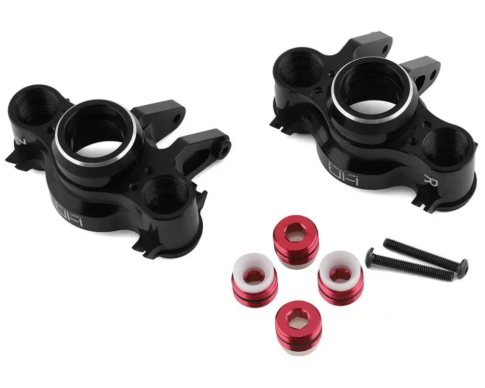 Hot Racing Aluminum Axle Carriers: E-Revo 2.0 (Black) 1