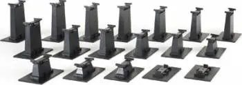 Bachmann Ho/On30 Scale 18 Piece Ez Track Graduated Pier Set 1