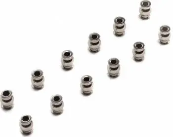 Axial Steel Pivot Balls: 9X12x4mm (12) 1