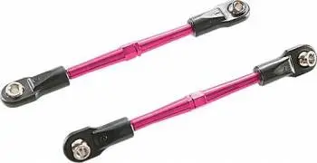 Traxxas Aluminum 59Mm 6061-T6 Toe Links: (Pink) 1