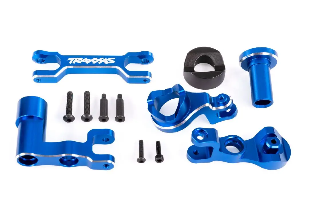 Traxxas Aluminium Steering Bellcranks 6061-T6: Xrt (Blue) 1