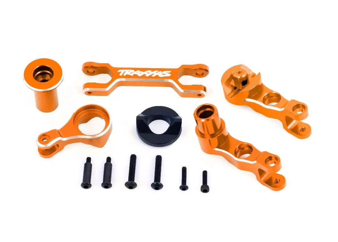 Traxxas Aluminium Steering Bellcranks 6061-T6: X-Maxx (Orange) 1