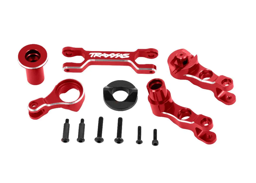 Traxxas Aluminium Steering Bellcranks 6061-T6: X-Maxx (Red) 1