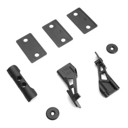 Tekno Composite Wing Mount And Bumper: Eb410 1