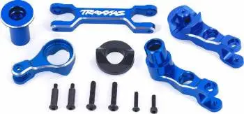 Traxxas Aluminium Steering Bellcranks 6061-T6: X-Maxx (Blue) 1