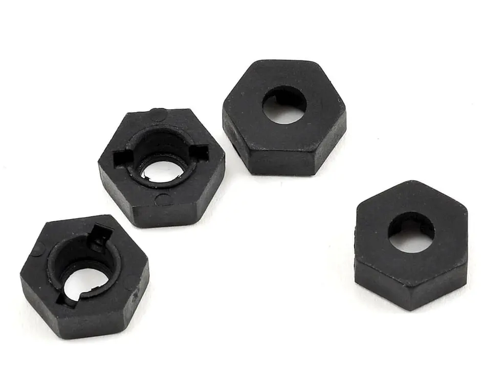 Ecx Plastic Wheel Hex Set: 1:10 4Wd All 1
