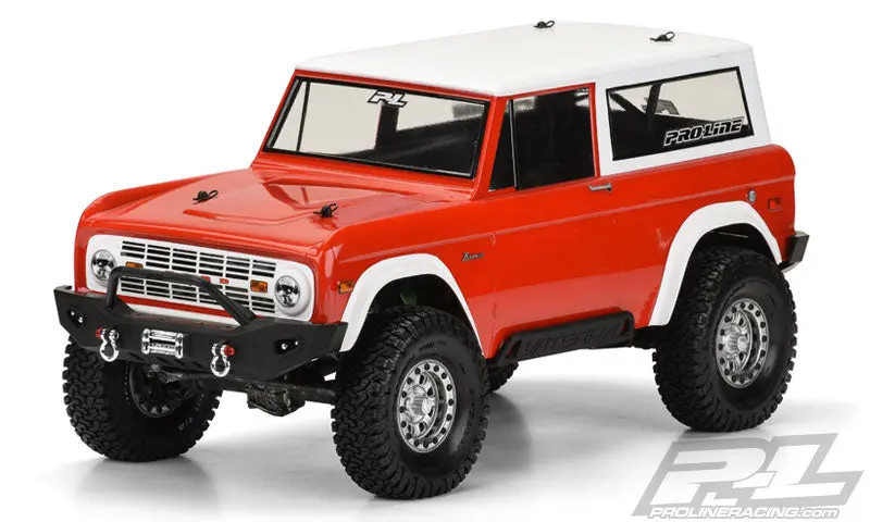 Pro-Line 1973 Ford Bronco Clear Body: 12" Wb Crawlers 1