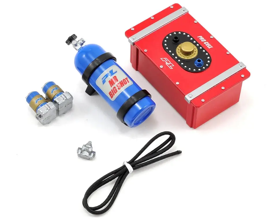 Pro-Line Scale Accessory Assortment #8 (Fuel Cell,Nitro Bottle,Bracket,Fuel Pump,Fuel Regulator And Fuel Line 1