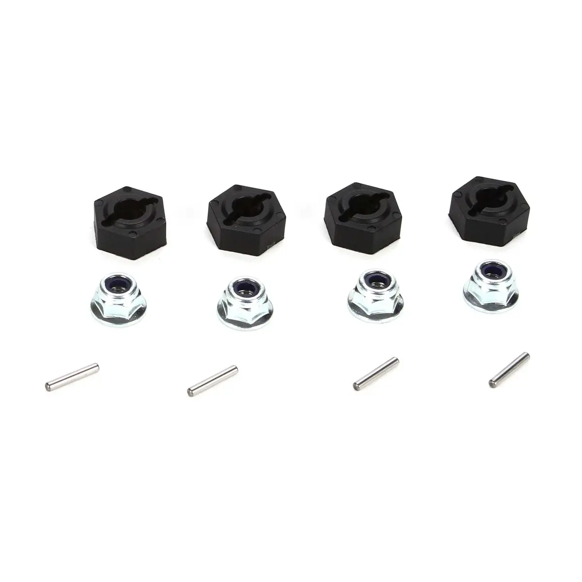 Vaterra Molded 12Mm Hex W/Pins And Lock Nuts: Twin Hammers 1