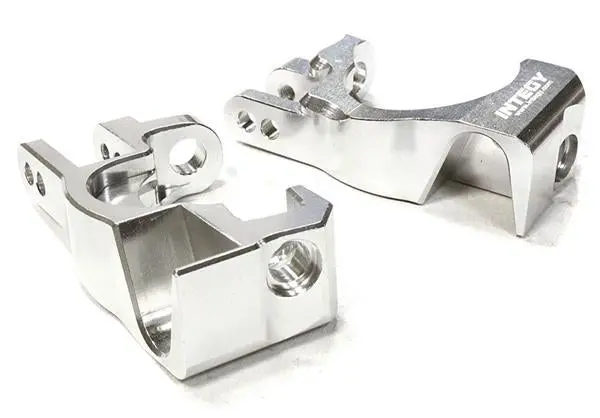 Integy Billet Aluminum Caster Blocks: Slash 4X4 (Silver) 1