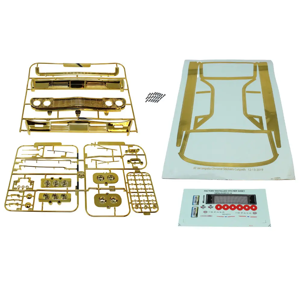 Redcat Gold Parts Set W/Stickers: Sixty-Four Impala 1
