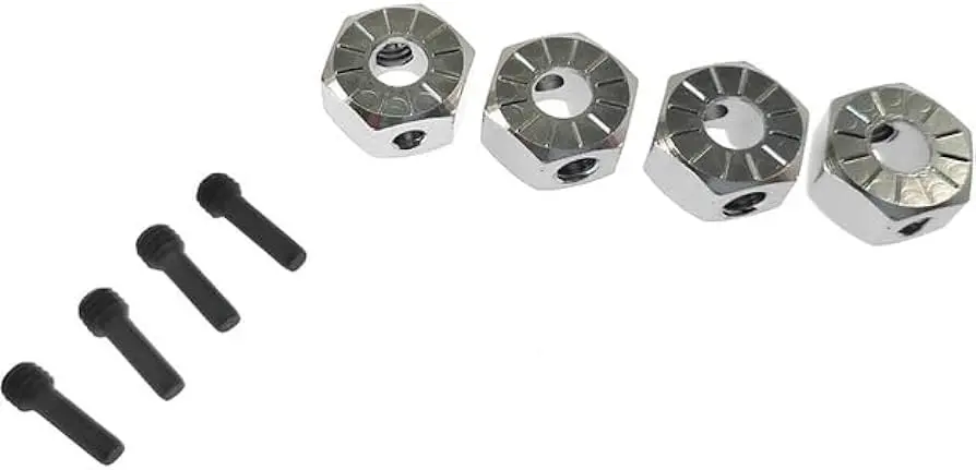 Axial Hard Anodized Aluminum Hex Hub: 12Mm (Rbx10) 1