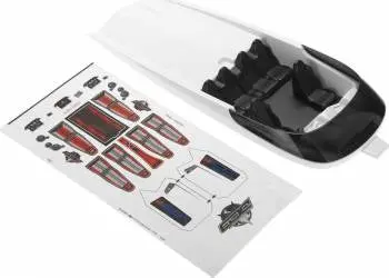 Traxxas Hatch W/No Graphics Fully Assembled: M41 (White) 1