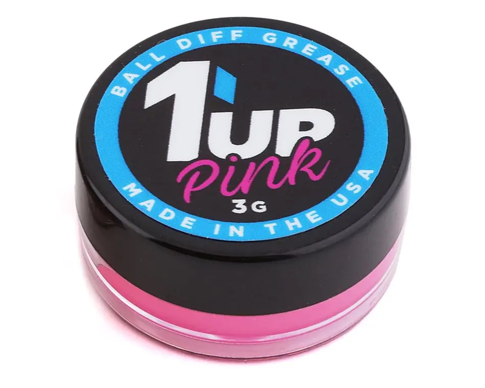 1Up Racing Pink Ball Diff Grease: Medium-High Grip Tracks 1