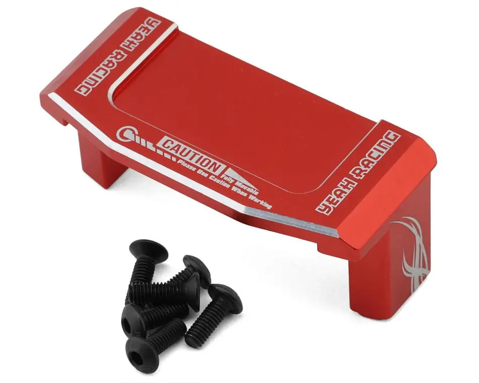 Yeah Racing Aluminum Servo Mount: Tt-02 (Red) 1