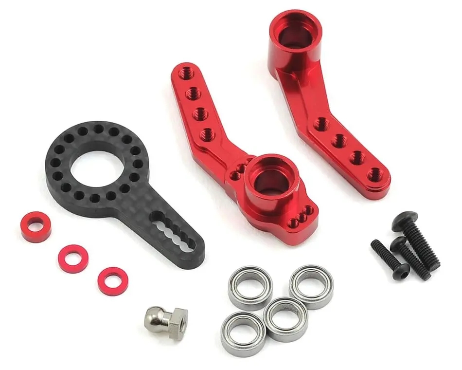 Mst Aluminum Steering Arms: Rmx 2.0 (Red) 1