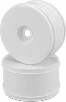 Jconcepts Mono 4.0” 1/8Th Truck Wheels: Standard Offset (White) 1