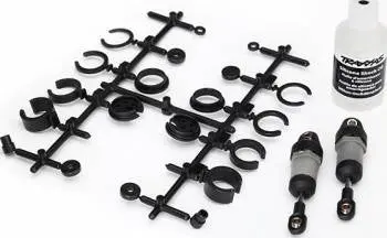 Traxxas Short Ultra Shocks: Grey (Includes Preload Spacers) 1