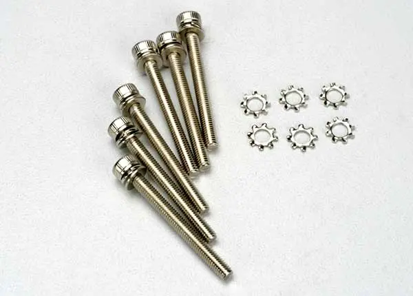 Traxxas Cap Head Machine Screws W/3X6mm Elw: M3x28mm 1