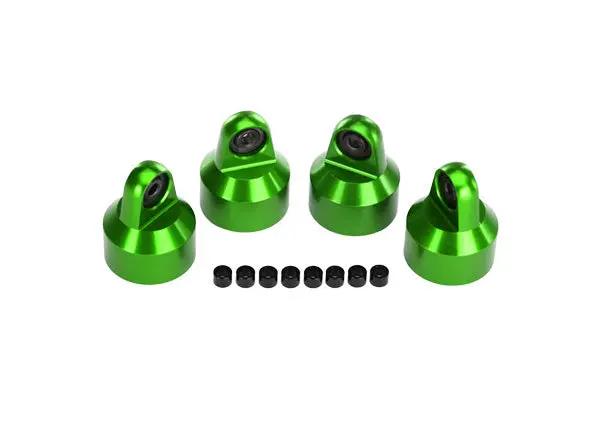 Traxxas Aluminum Gtx Shock Caps: Xrt/X-Maxx (Green) 1