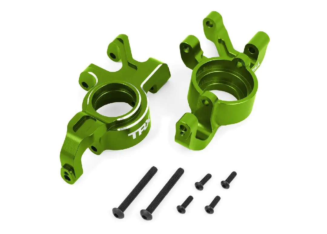 Traxxas Aluminum Steering Blocks: Xrt/X-Maxx (Green) 1