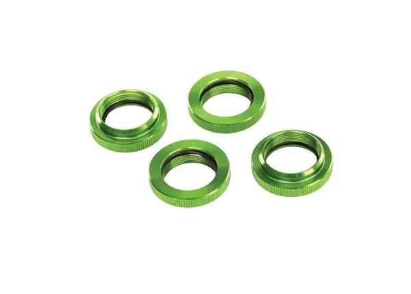 Traxxas Aluminum Gtx Threaded Shock Collar: Xrt/X-Maxx (Green) 1