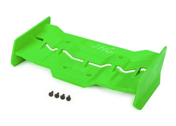 Traxxas Wing W/M4x12mm Screws: Xrt (Green) 1