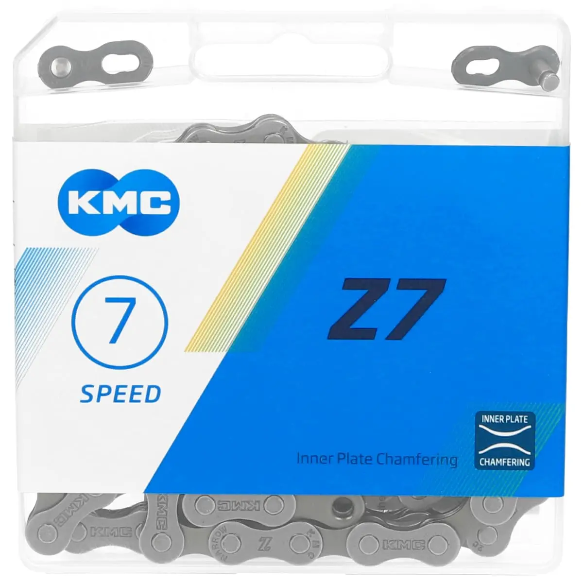 Kmc Z7 116L Chain: 7 Speed (Grey/Brown 1