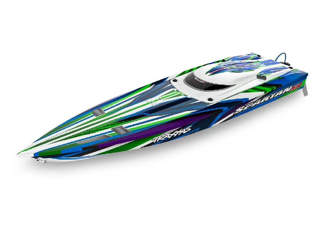 Traxxas Spartan Sr Brushless 36” Race Boat Rtr (Blue/Green) 1