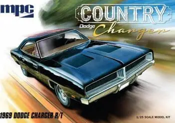 Mpc 1/25 1969 Dodge Charger R/T Model Kit 1