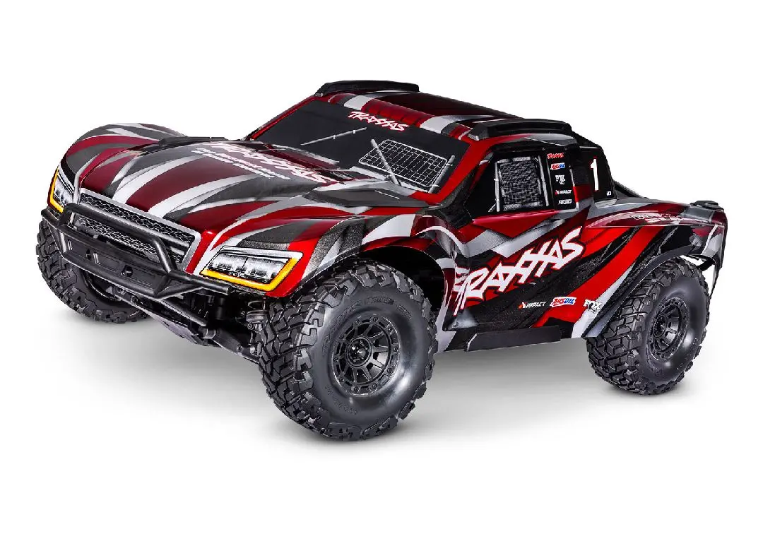 Traxxas Maxx Slash 1/8 4Wd Rtr Brushless Short Course Truck W/Tsm (Red) 1