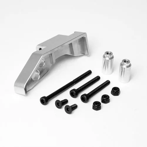 Gmade R1 Front Upper Link Mount Axle Truss: Silver 1