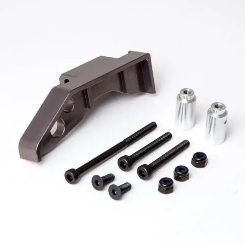 Gmade R1 Front Upper Link Mount Axle Truss: Titainium Gray 1
