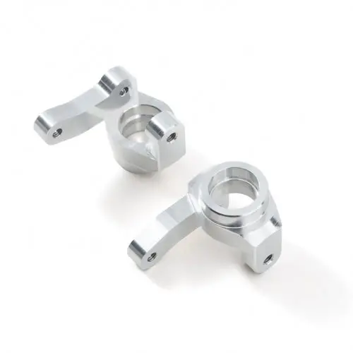 Gmade Aluminum Zero Ackerman Steering Knuckle (Silver) 1